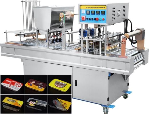 Plastic Food Container Tray Sealing Machine Lunch Tray Heat Sealer